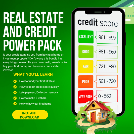 2025 Restart Bundle- Real Estate x Credit, half off at checkout.